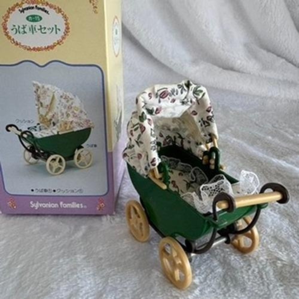 Sylvanian Families 1985 Baby Carriage Stroller Collectible Miniature Toy EPOCH